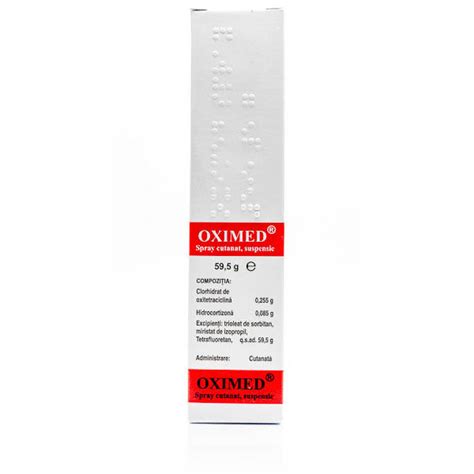 oximed prospect|Prospect Oximed spray cutanat, 59,5 g, Mebra